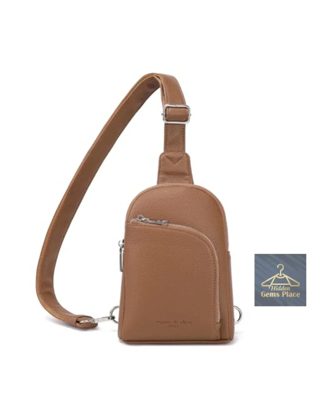 RFID Blocking Anti Theft Crossbody Sling Bag Vegan Leather